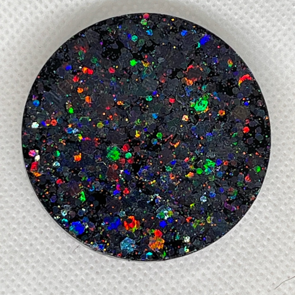New! Black holographic pop socket.